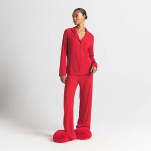 SKIMS ribbed pajama set